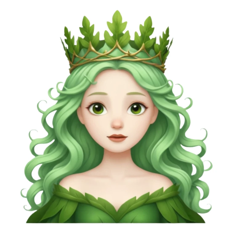 forest queen sticker