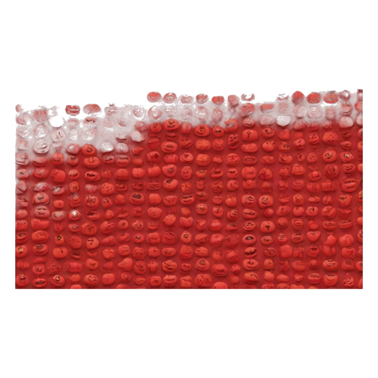 Un emoji que tenga lente de color rojo sticker