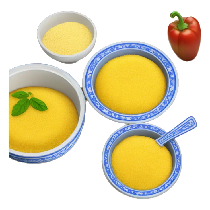 Mămăliga, a traditional Romanian dish made from cornmeal sticker