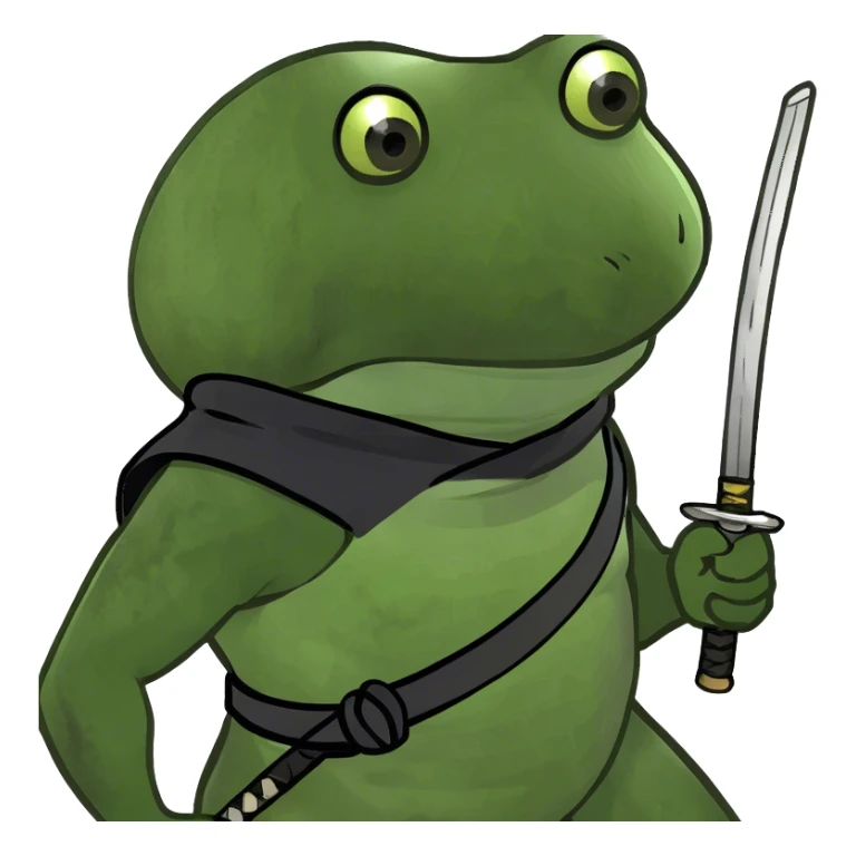 frog-assasin sticker