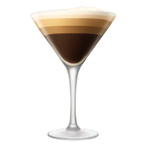 Espresso martini  in tall glass sticker
