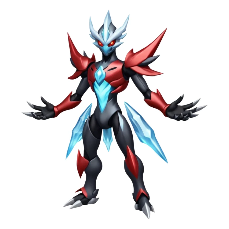 Scizor-Darkrai-Kyurem-fusion, full body sticker