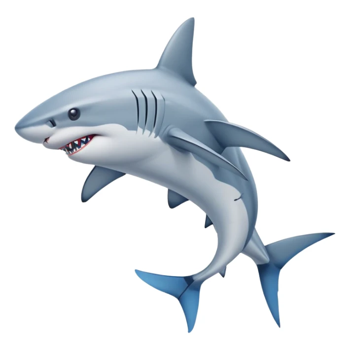 a shark with legs wearing nike jordans sticker
