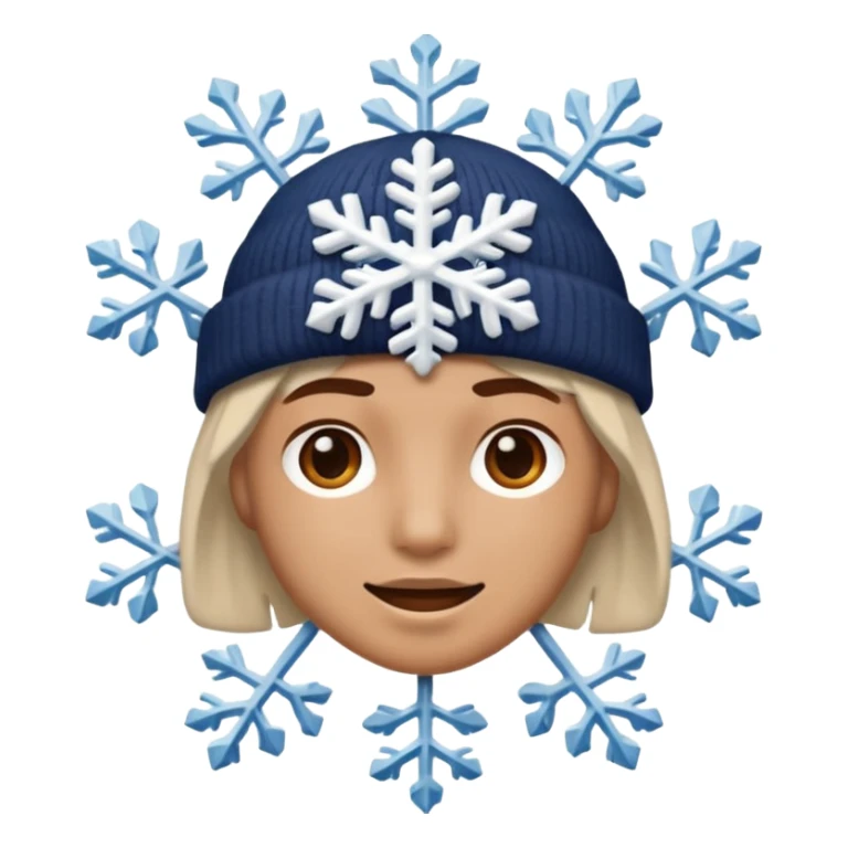 An emoji that represents the K-pop group Seventeen and also symbolizes my personal icon ❄️, along with a Seventeen-related element of your choice reflecting the group's concept." sticker