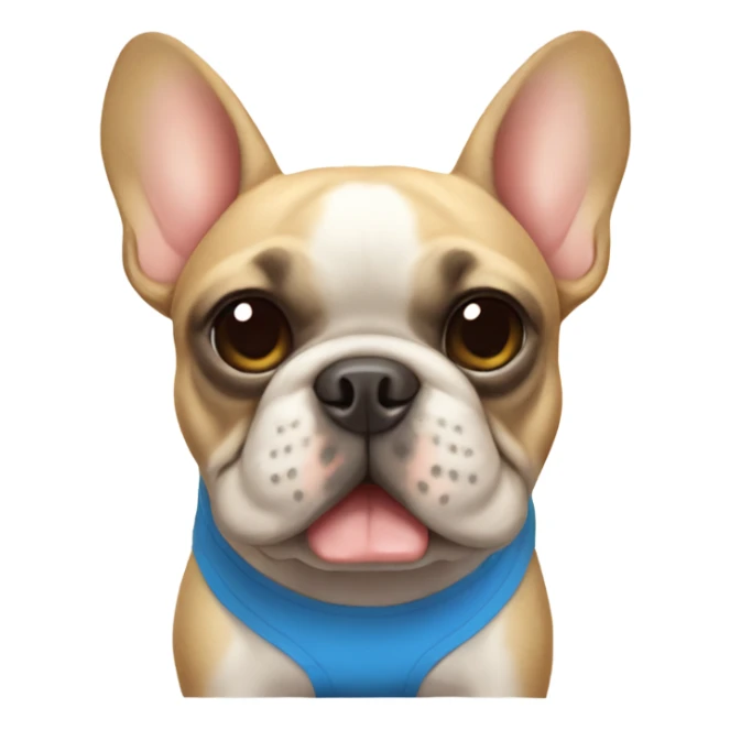 French bulldog in board shorts sticker
