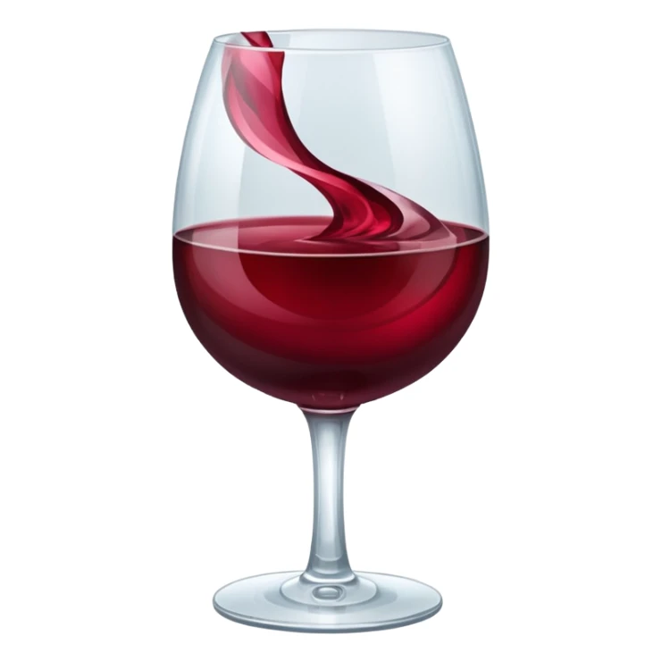 a glass of wine sticker