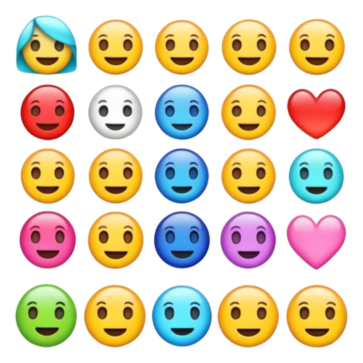 I want pretty aesthetic emojis sticker