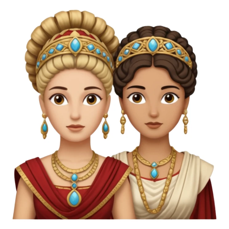 mujer cartagineses y romanos sticker