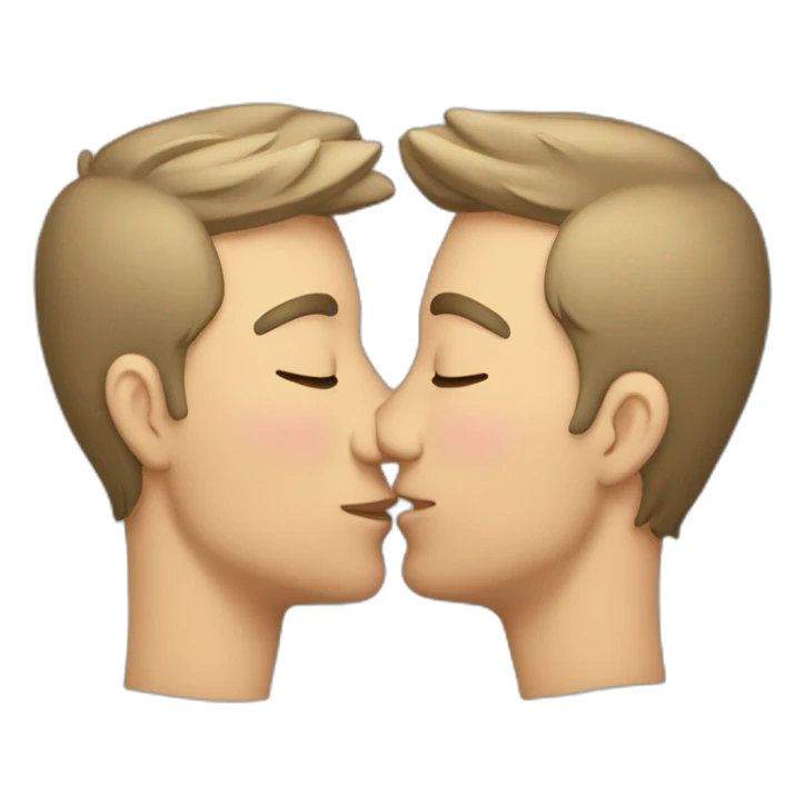 Gay-men-kissing sticker
