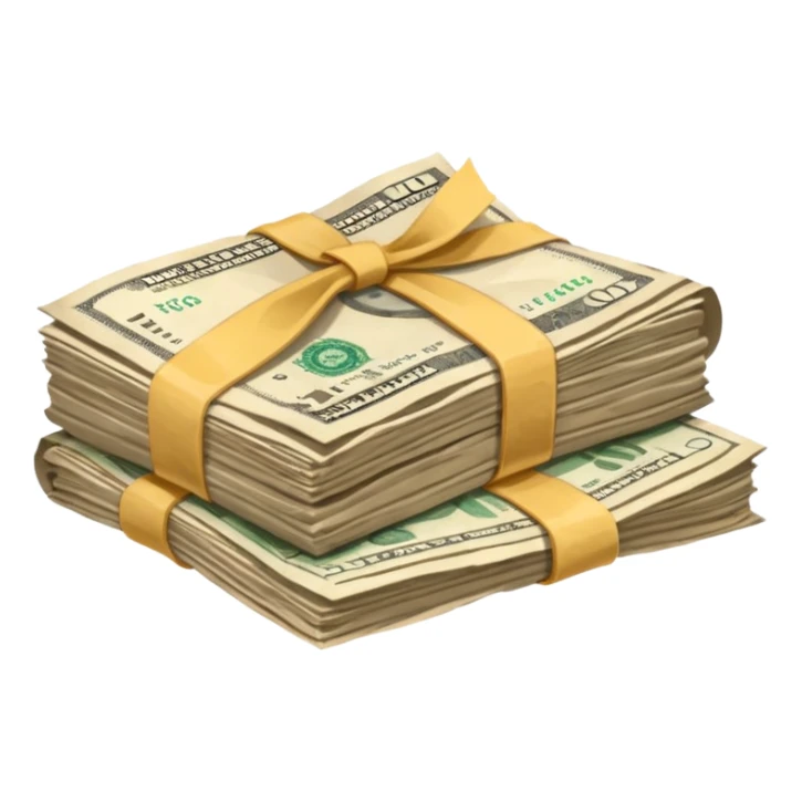 pile of bills sticker