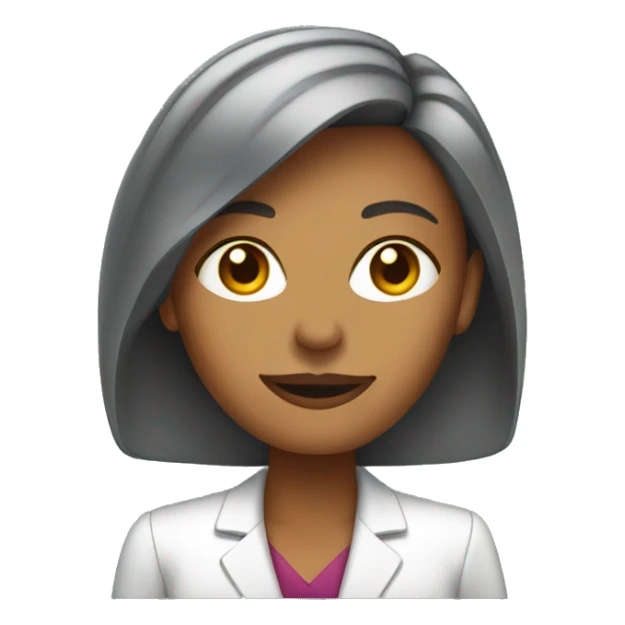 business woman in office sticker