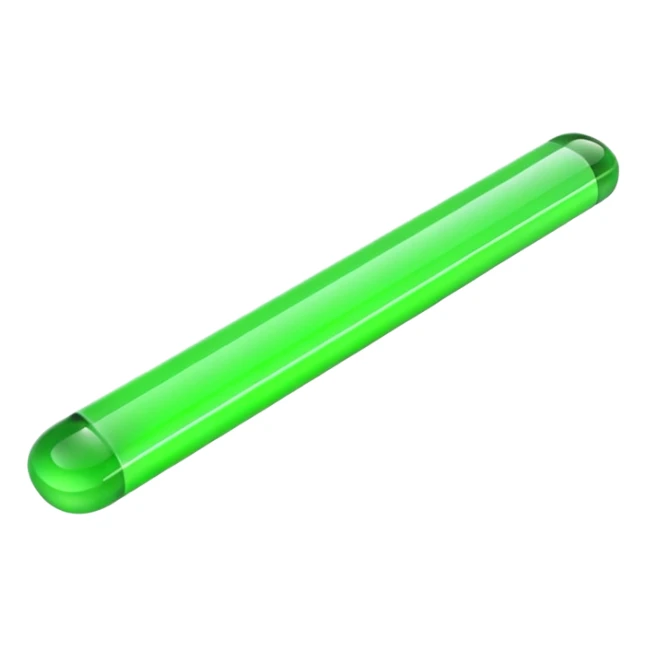 A 3D emoji of a horizontal progress bar filled 100% with bright green color, "100%" text floating above, sleek glass morphism style, professional UI design, white background. sticker