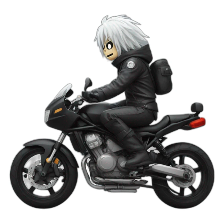 Tomura shigaraki riding motorcycle sticker
