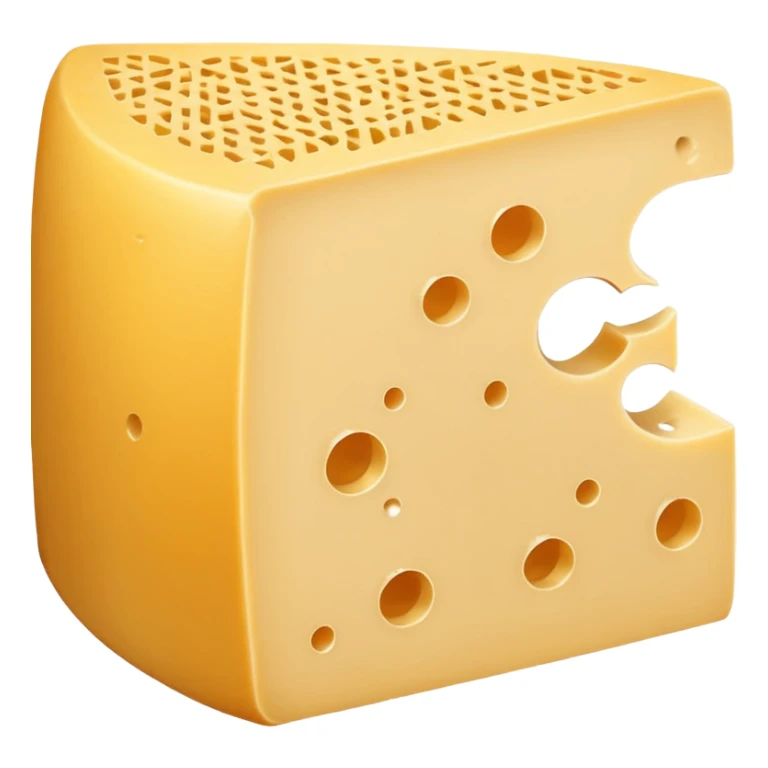 grating Parmigiano cheese, no holes sticker