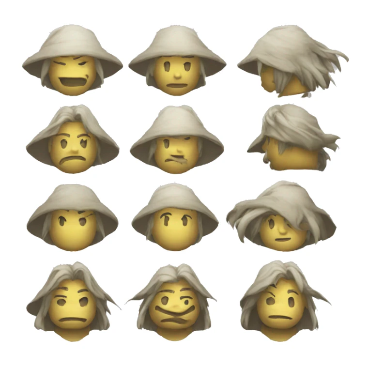 Creame un emoticono de final fantasy 9 sticker