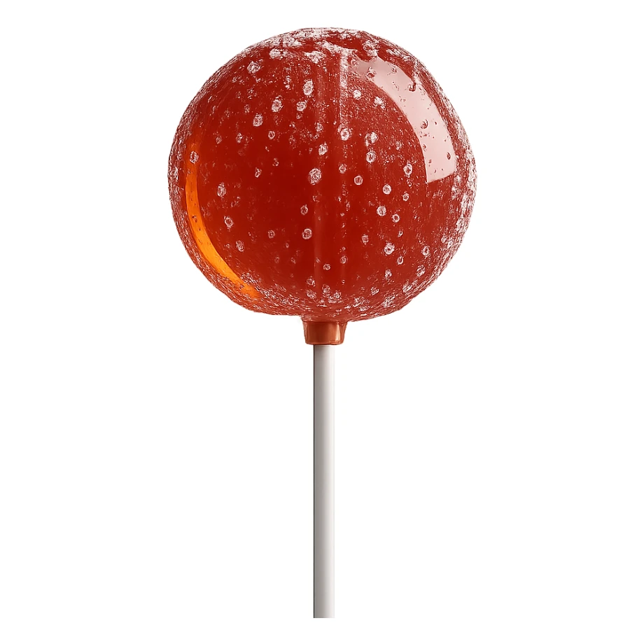 Remove the background from the photorealistic lollipop, leaving only the lollipop on a transparent background. sticker