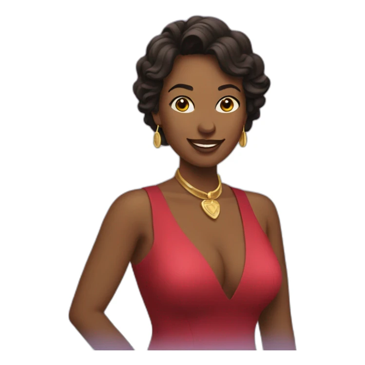 the woman is playing at the casino sticker