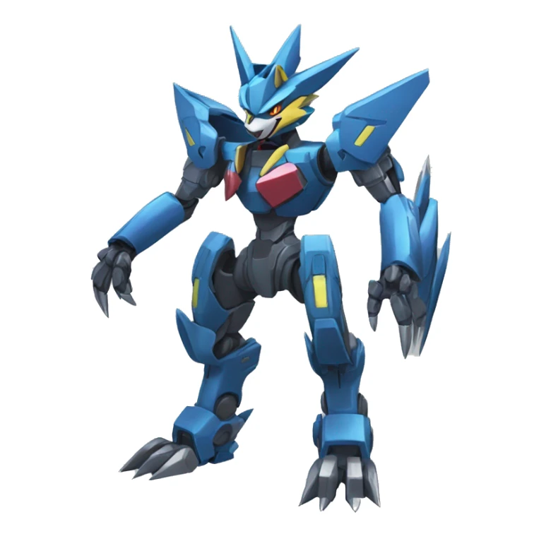 Zeraora-Zoroark-medabot-Mecha full body sticker