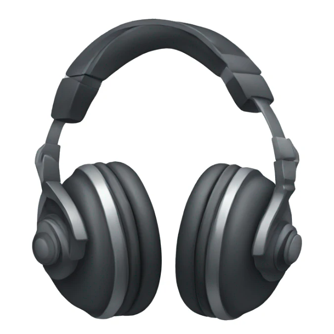 Professional headphones sticker