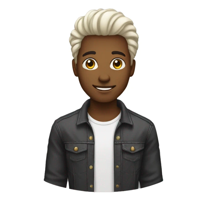 homem, branco, cabelo pretoa adolescente  sticker