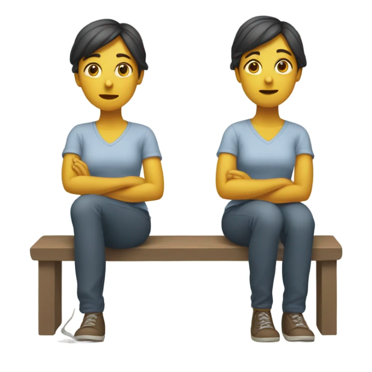 Woman with wobbly weak legs sticker