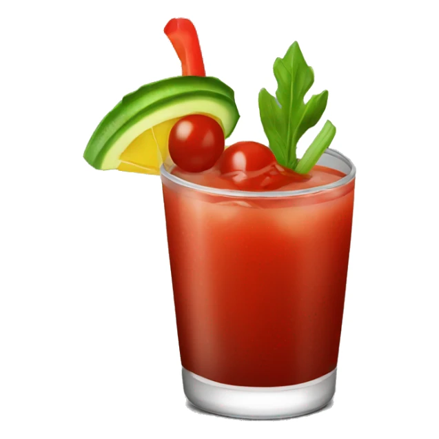 Bloody Mary cocktail sticker