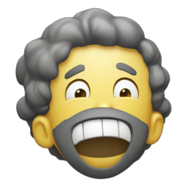 Riendo_ y tapándose la boca sticker