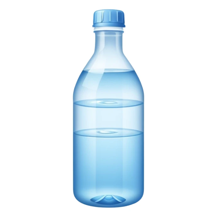 bottle of water upside down sticker