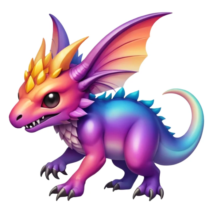 Epic legendary detailed gradients aesthetic-Fakémon-creature sticker