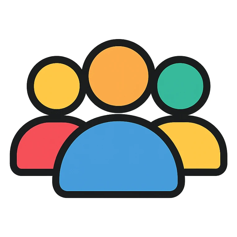 group of people sticker