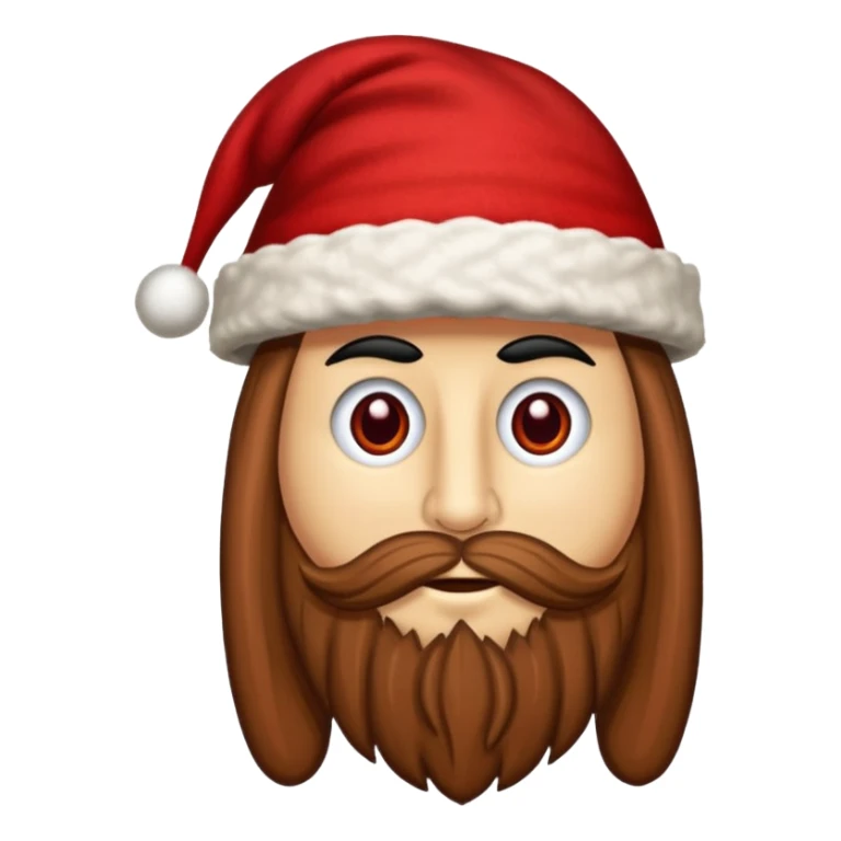 Crea un emoji de un tió de Nadal sticker