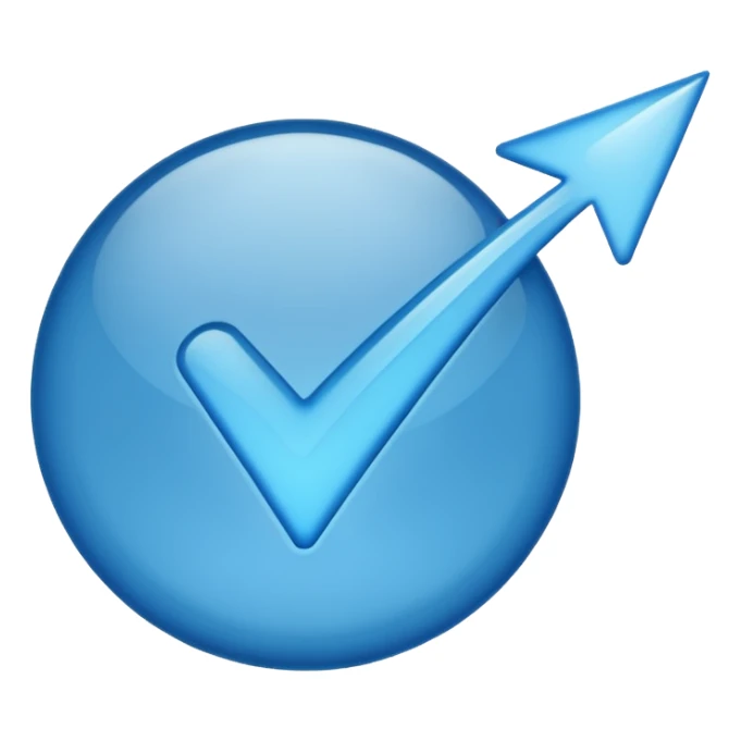 Verificación azul tiktok  sticker