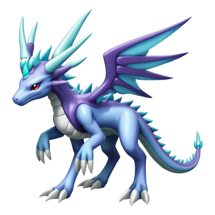  Cool Cute Edgy Shiny Godly Ethereal Digimon-Suicune-Dialga-Reptile full body sticker