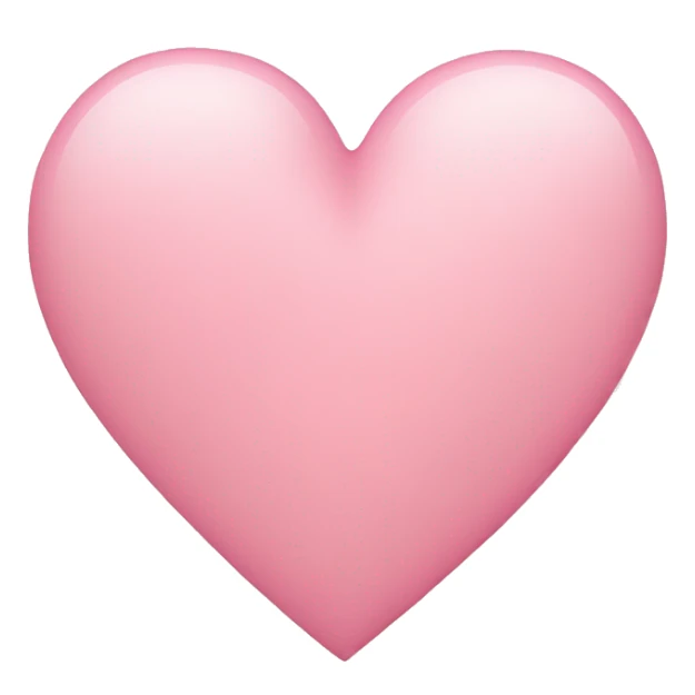 soft pink heart sticker
