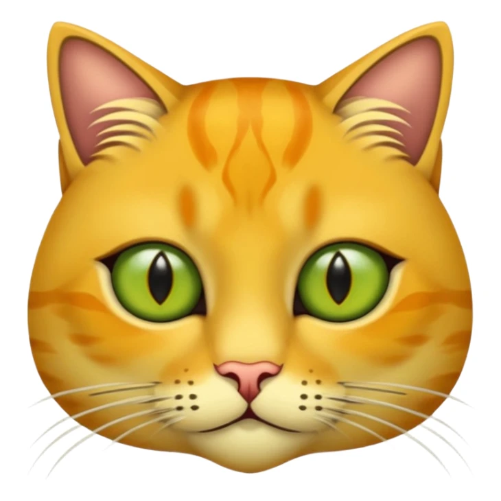 Katze mit Gurkenscheiben auf den Augen sticker