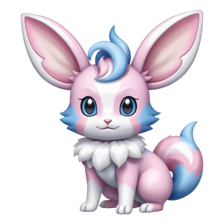 Shiny Sylveon-Espurr-Minccino-hybrid sticker