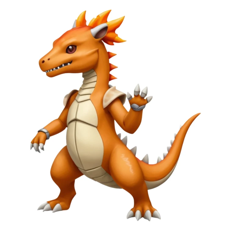 Marowak-Cubone-Charmeleon-fusion (full body) sticker