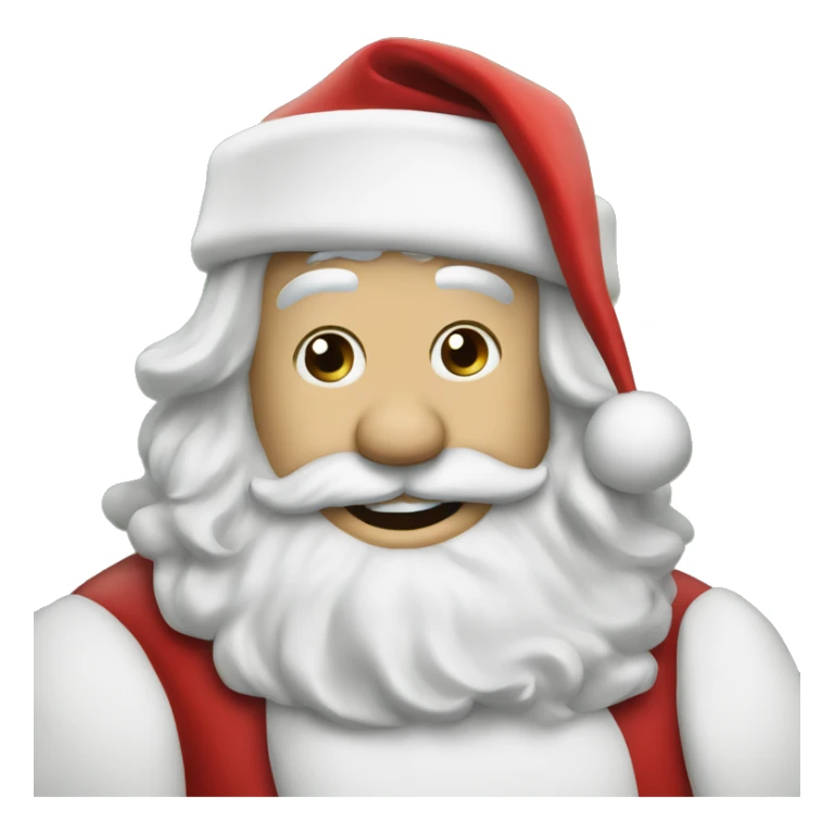 photo card of santa sticker