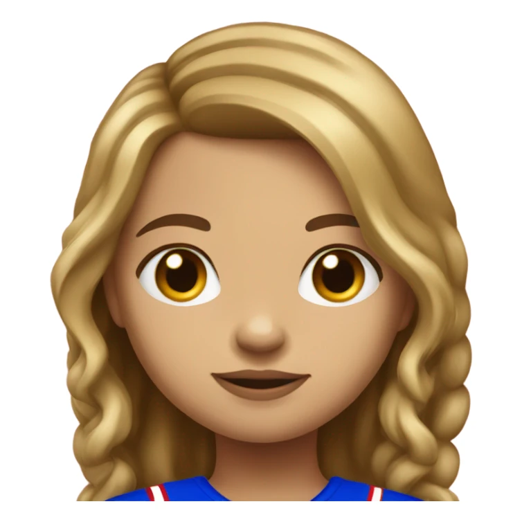 Little girl buffalo bills fan sticker