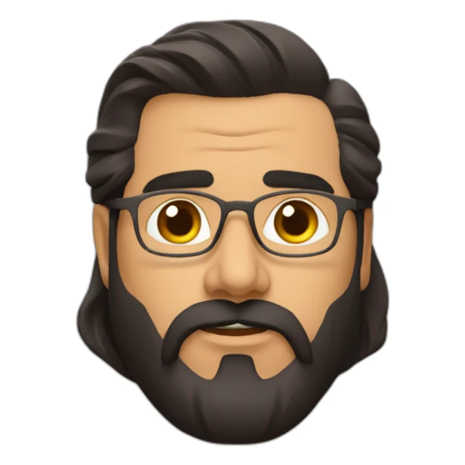 Mammootty 2022 beard long hair sticker