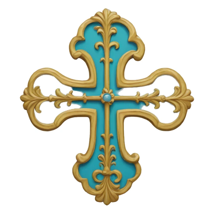 Croix de lorraine au couleur de la France sticker