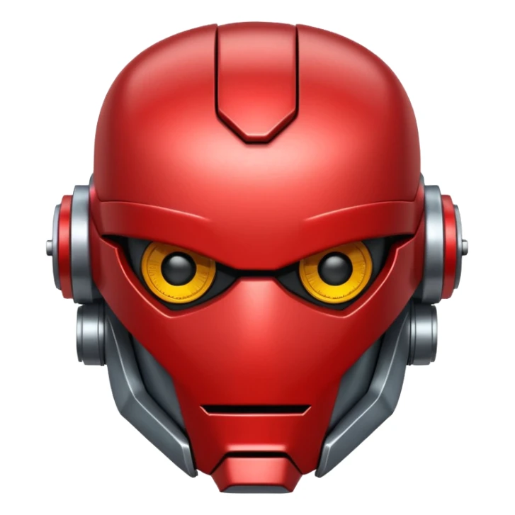 need a red shield and inside witha  robot head sticker