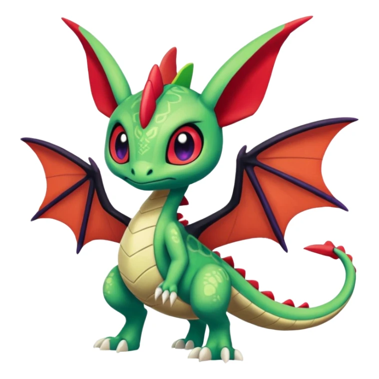 Meloetta-Flygon-Spyro-Toothless-Stitch-Pokémon-Fakémon-creature-hybrid sticker