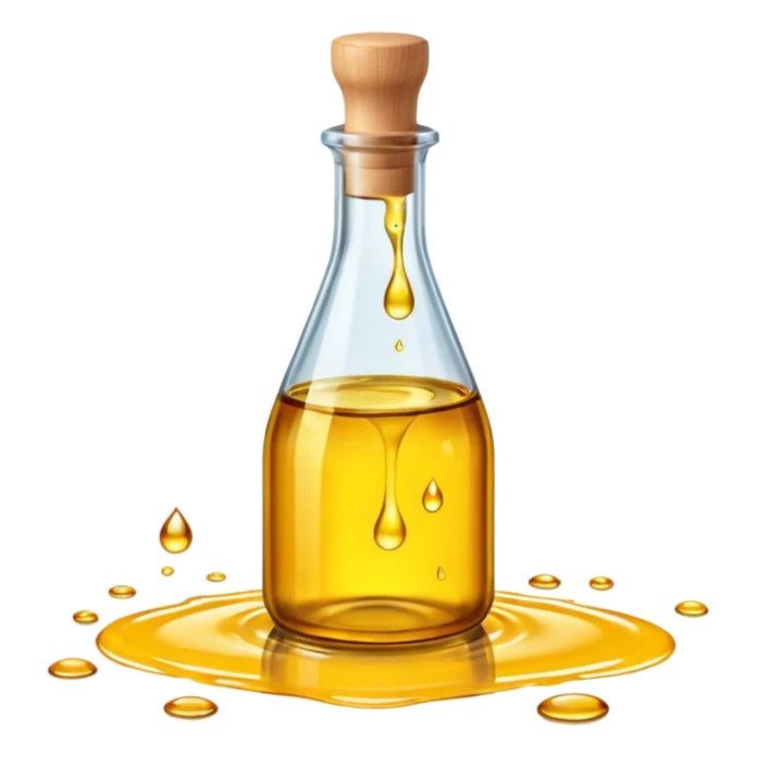 oil with bottle oil drope on floor sticker