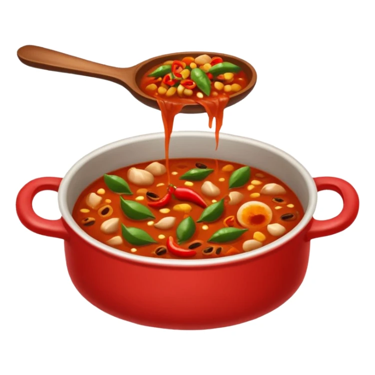 Korean dakbokkeumtang Twitter emoji style sticker