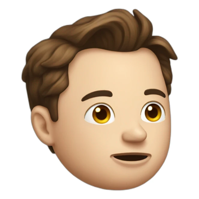 Farting Elon musk sticker