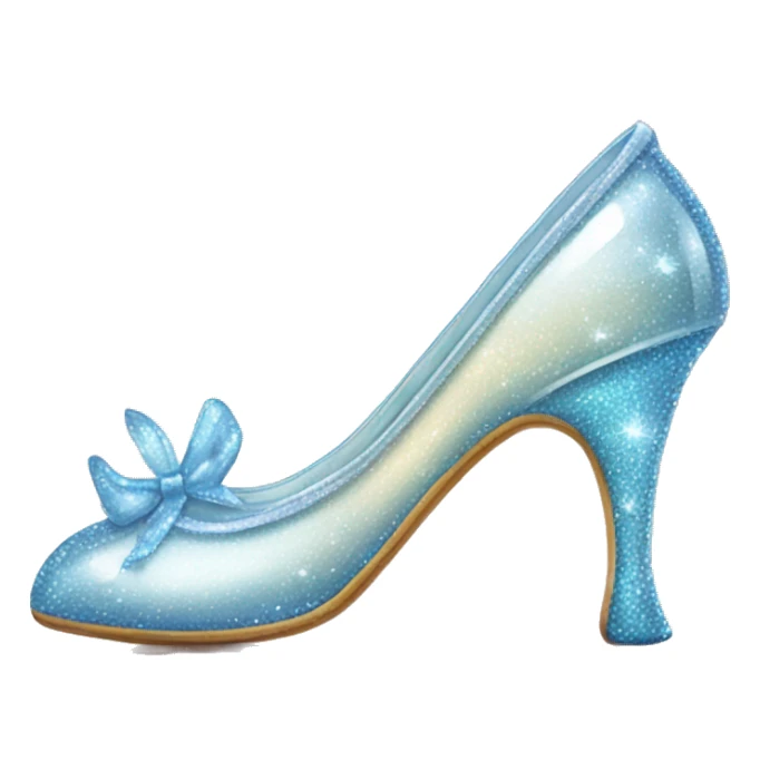 glass slippers for cinderella sticker