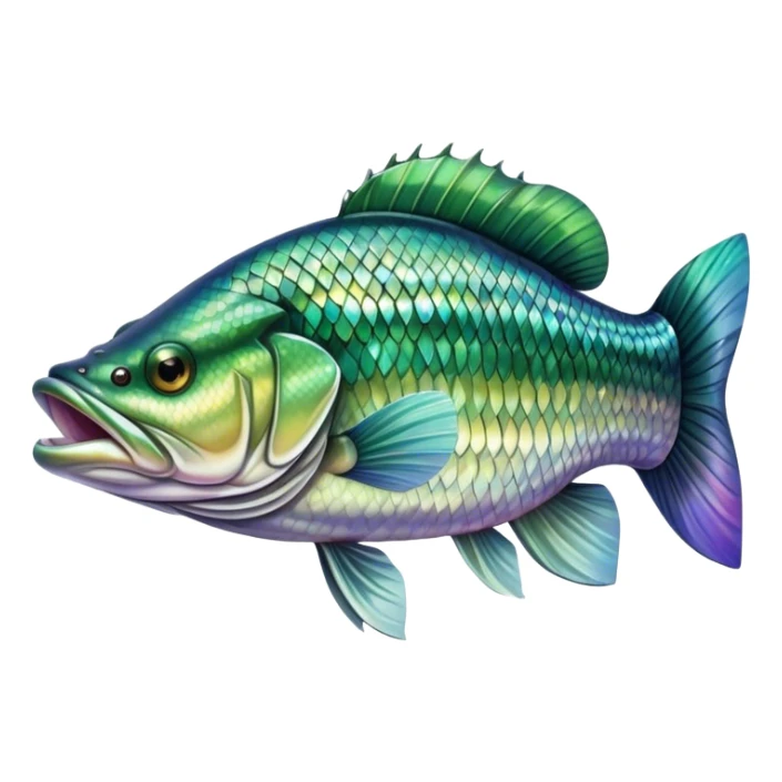Large mouth bass sticker