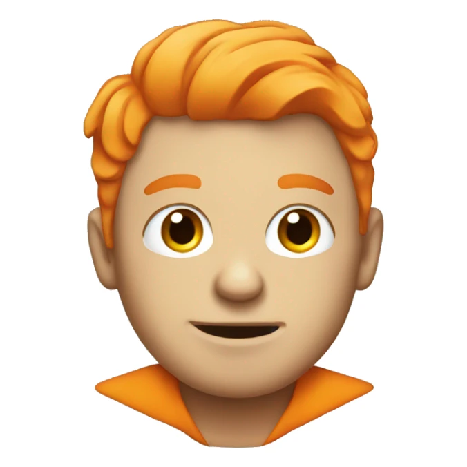 Stupid laptop guy with orange hair sticker