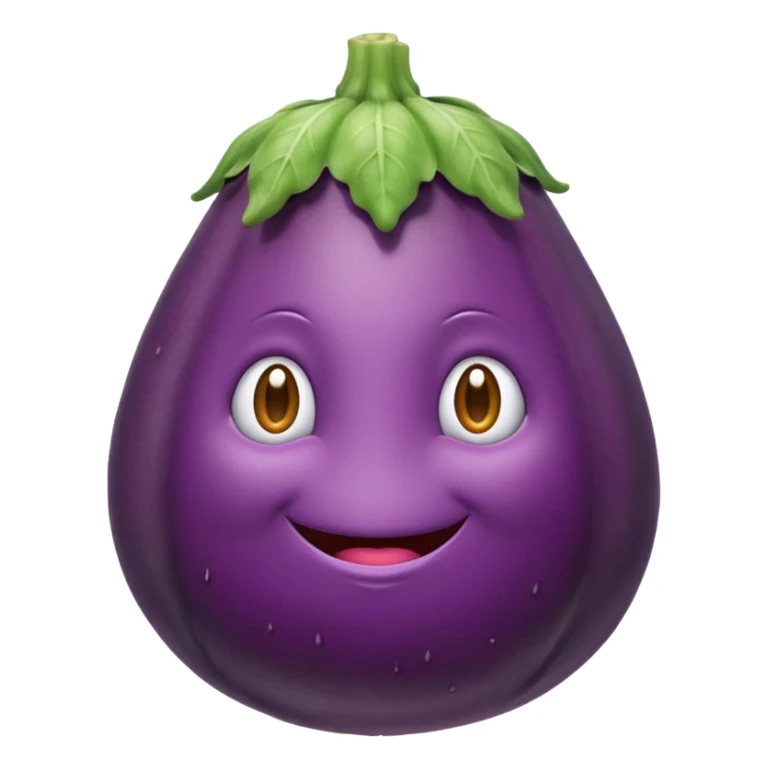 Je veux un hérisson sous forme de aubergine  sticker